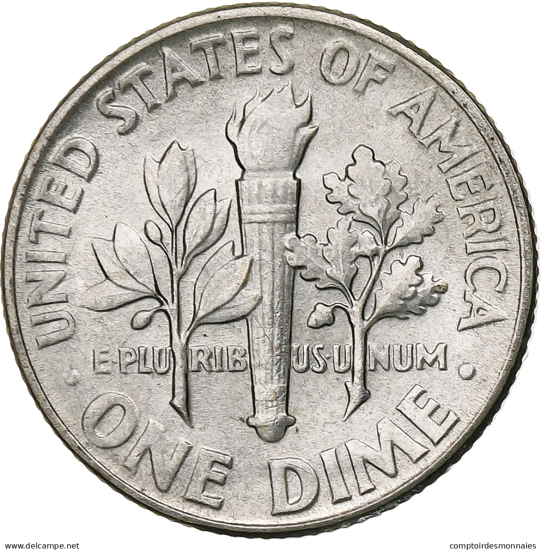 États-Unis, Dime, Roosevelt Dime, 1955, U.S. Mint, BU, Argent, SPL, KM:195 - 1946-...: Roosevelt