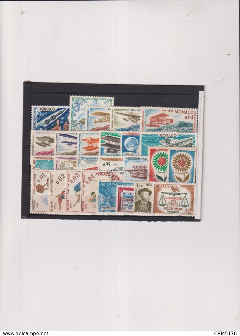 MONACO-LOT TP N°581/676-OB- SAUF N°662-SOIT 95 TP-TB-1962 - Colecciones & Series