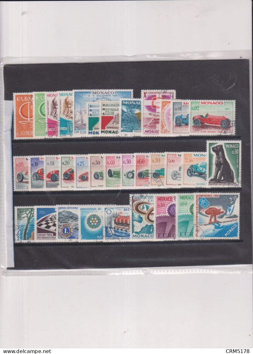 MONACO-LOT TP ENTRE LES N°698/748-OB- SOIT 79 TP-TTB-1966 - Collections, Lots & Series