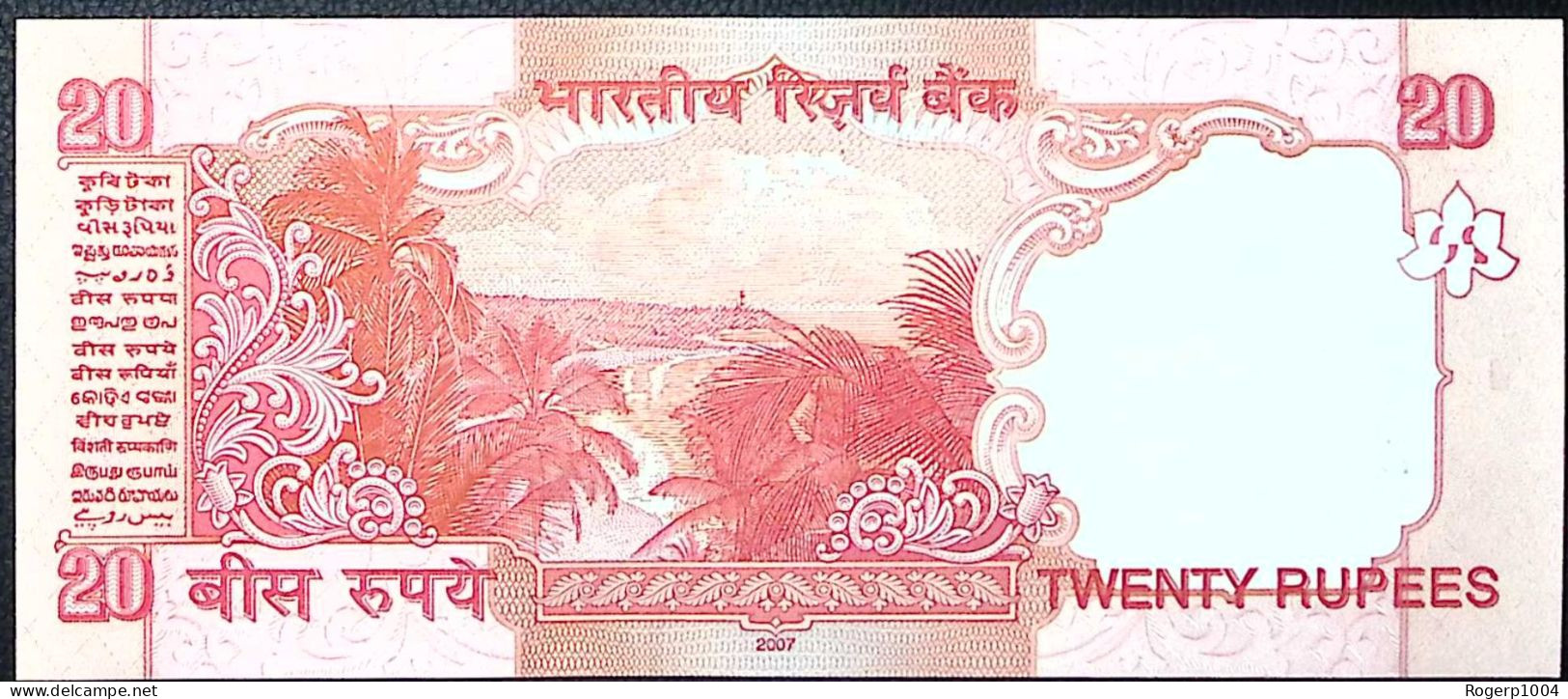 INDE/INDIA * 20 Roupies * Date 2007 * Etat/Grade NEUF/UNC *  - Indien