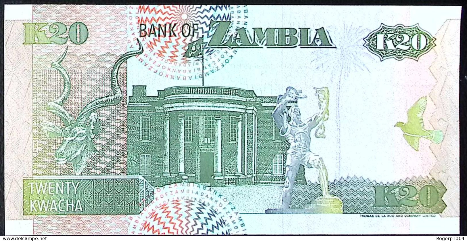 ZAMBIE/ZAMBIA * 20 Kwacha * Date 1992 * Etat/Grade NEUF/UNC * - Zambia