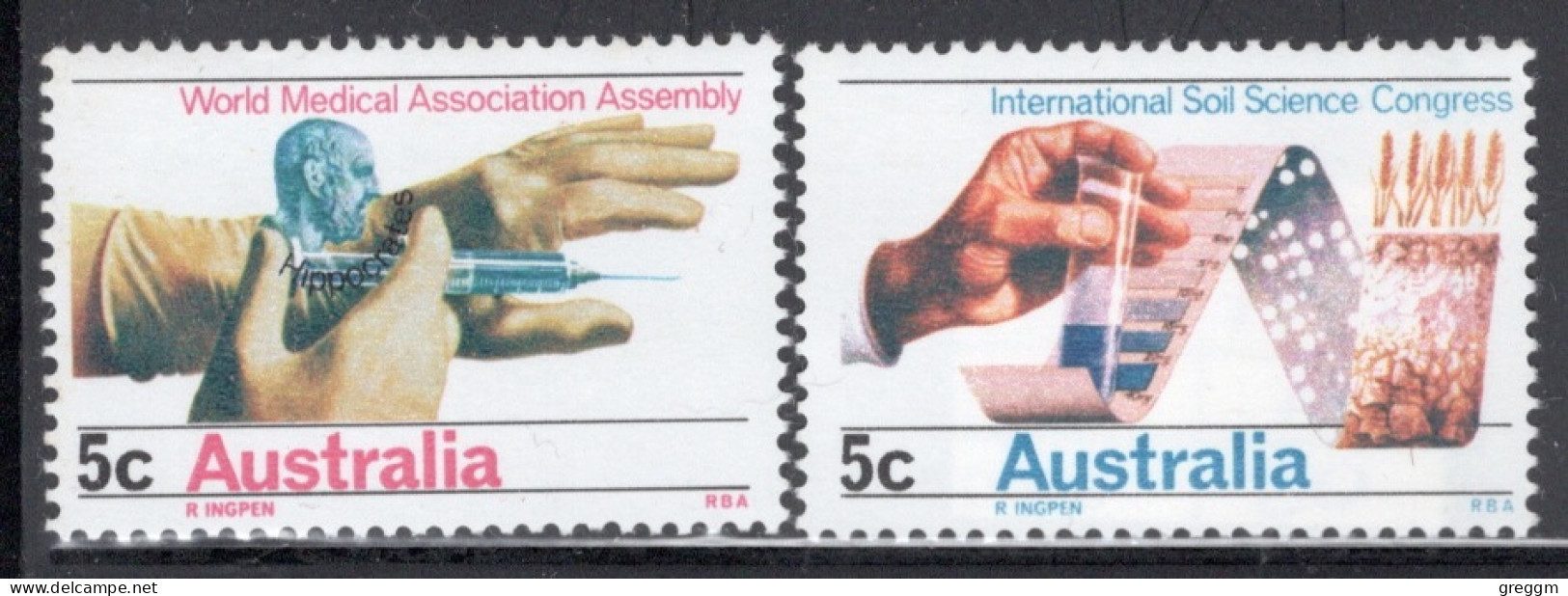 Australia 1968 Queen Elizabeth Set To Celebrate Science In Unmounted Mint. - Mint Stamps