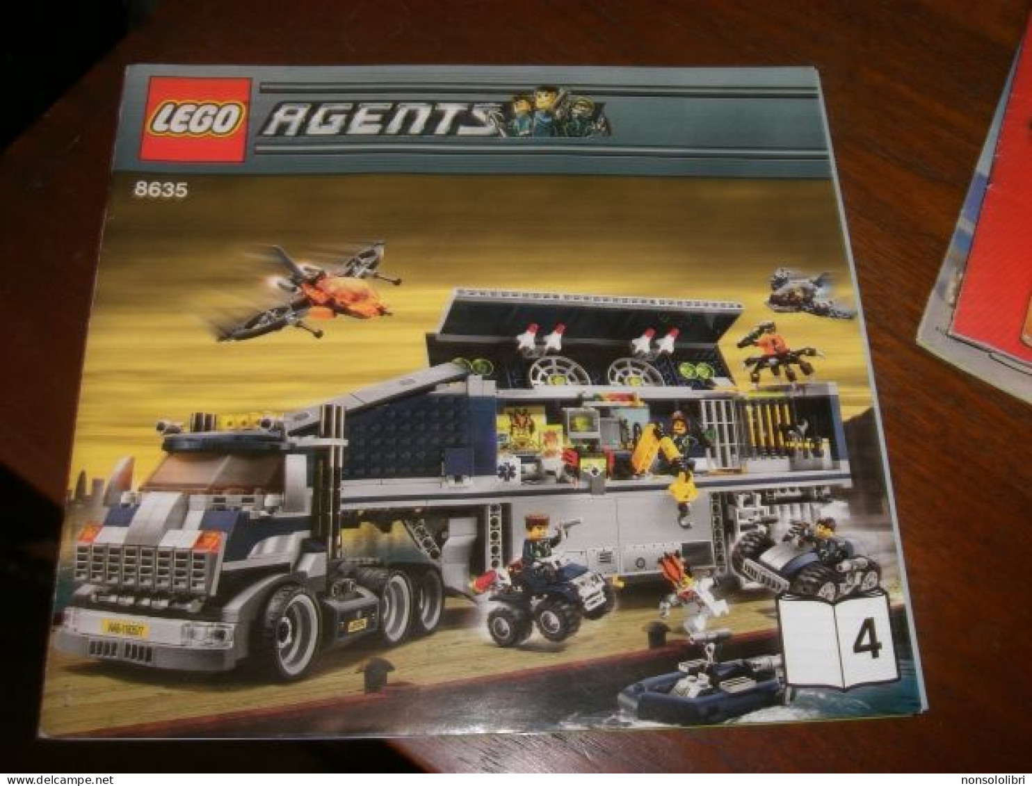 2 LIBRETTI LEGO AGENTS 8635  -N.2 N.4 - Non Classés