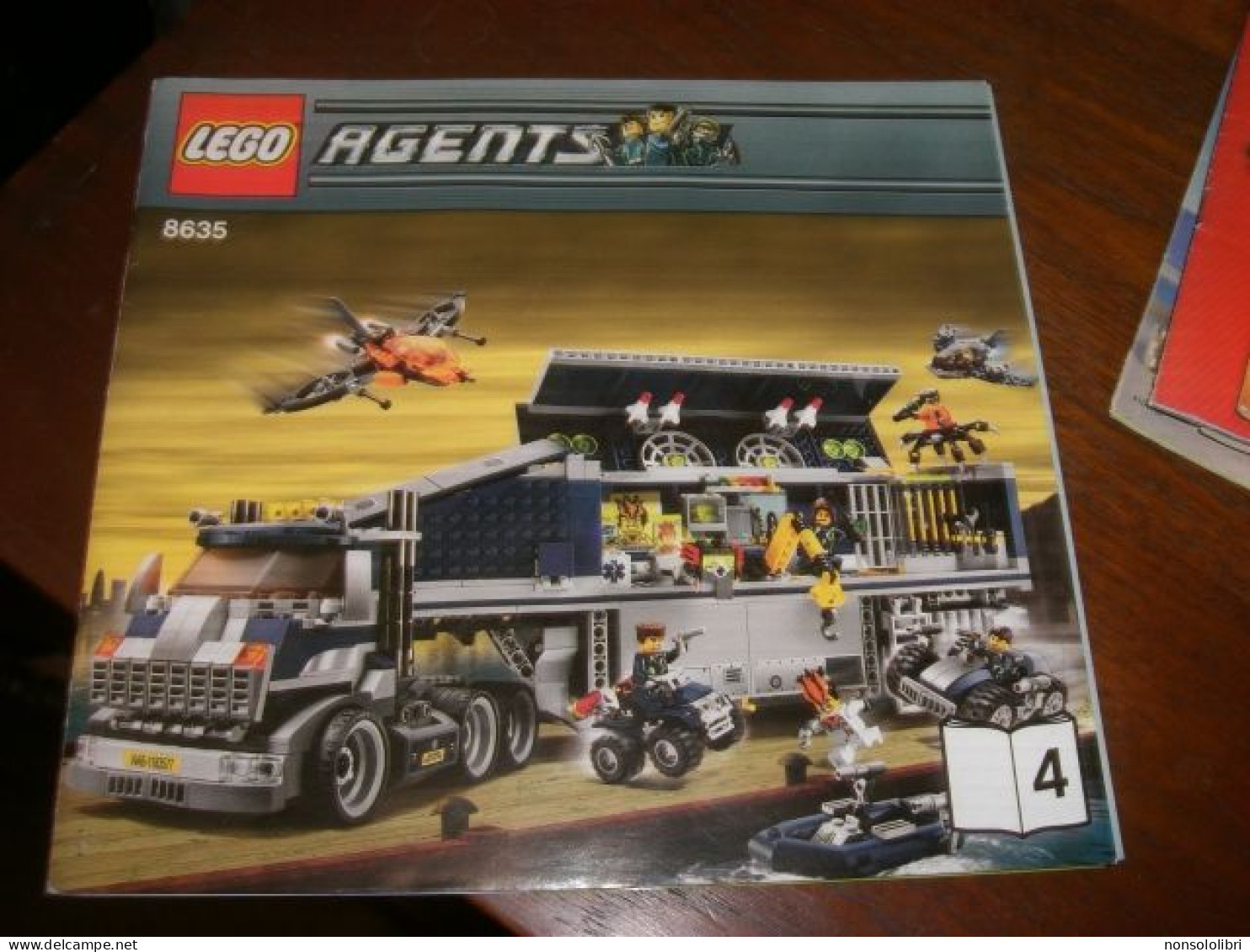 2 LIBRETTI LEGO AGENTS 8635  -N.2 N.4 - Non Classificati