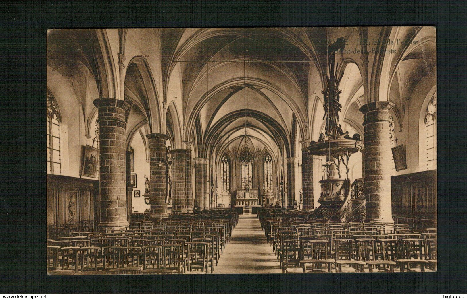 WAVRE - Intérieur De L'Eglise Saint-Jean-Baptiste - 1926 - Wavre