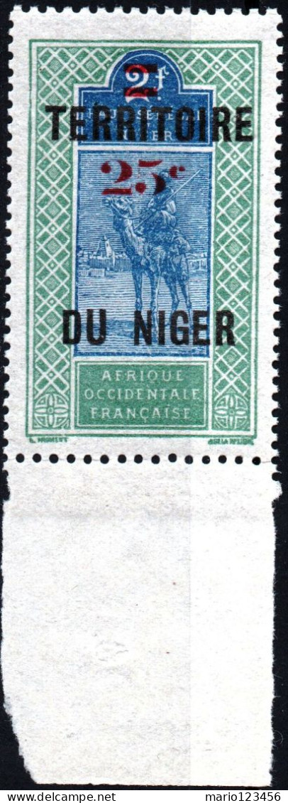 NIGER FRANCESE, FRENCH NIGER, PAESAGGI, LANDSCAPE, 1924, FRANCOBOLLI NUOVI (MNH**) Scott:NE 23, Yt:NE 19 - Nuovi