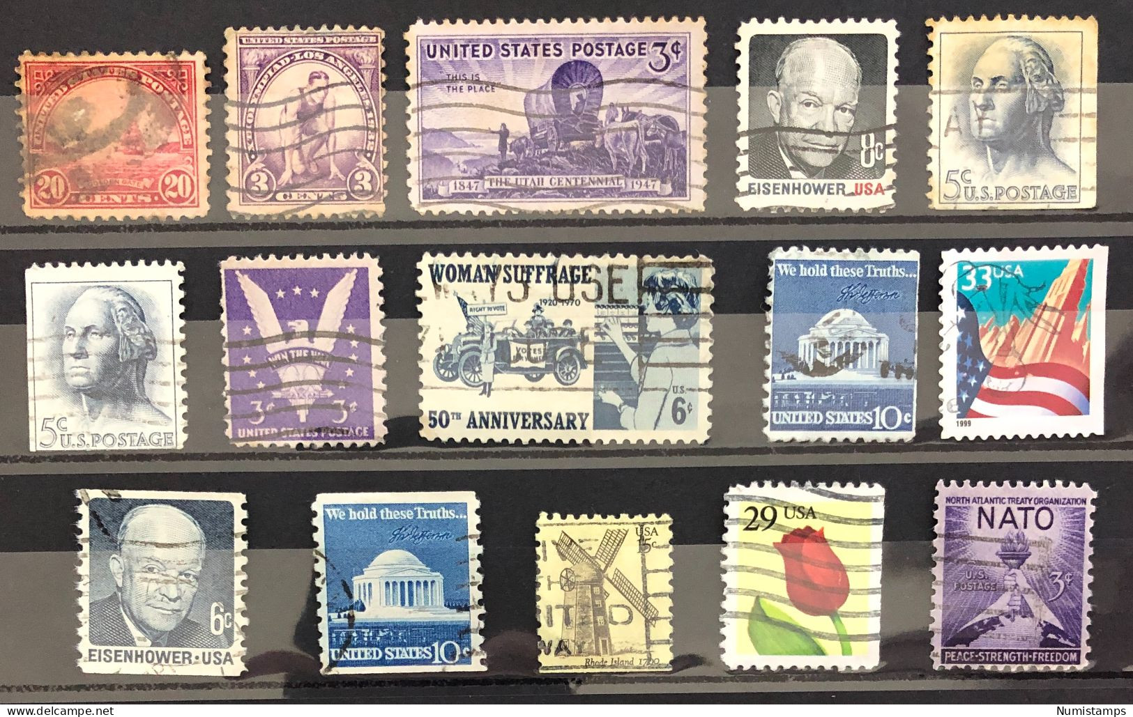 USA - 15 Values, Since 1931 - Collections