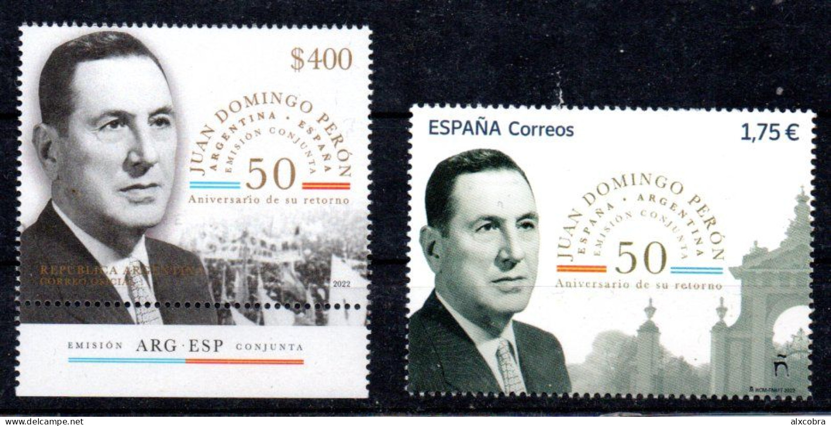 Joint Issue Spain-Argentina BOTH 2022 MNH - Emissions Communes