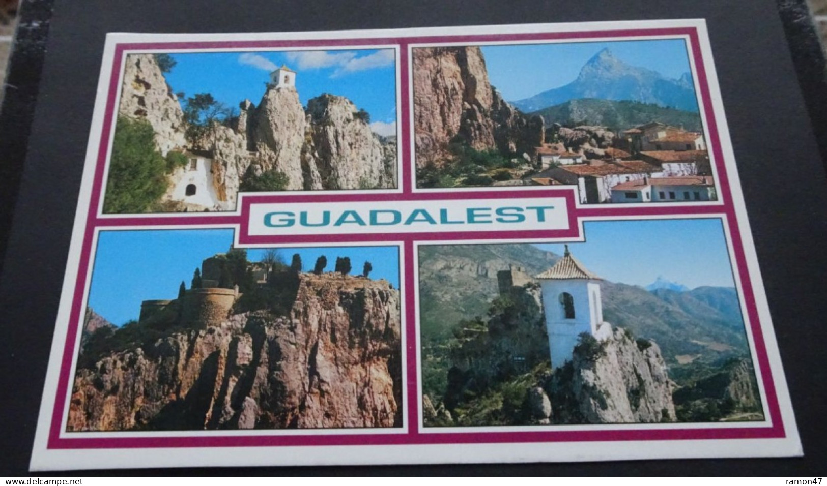 Guadalest, Alicante - Vista Parciales - Postales Hnos Galiana - # 6 - Alicante
