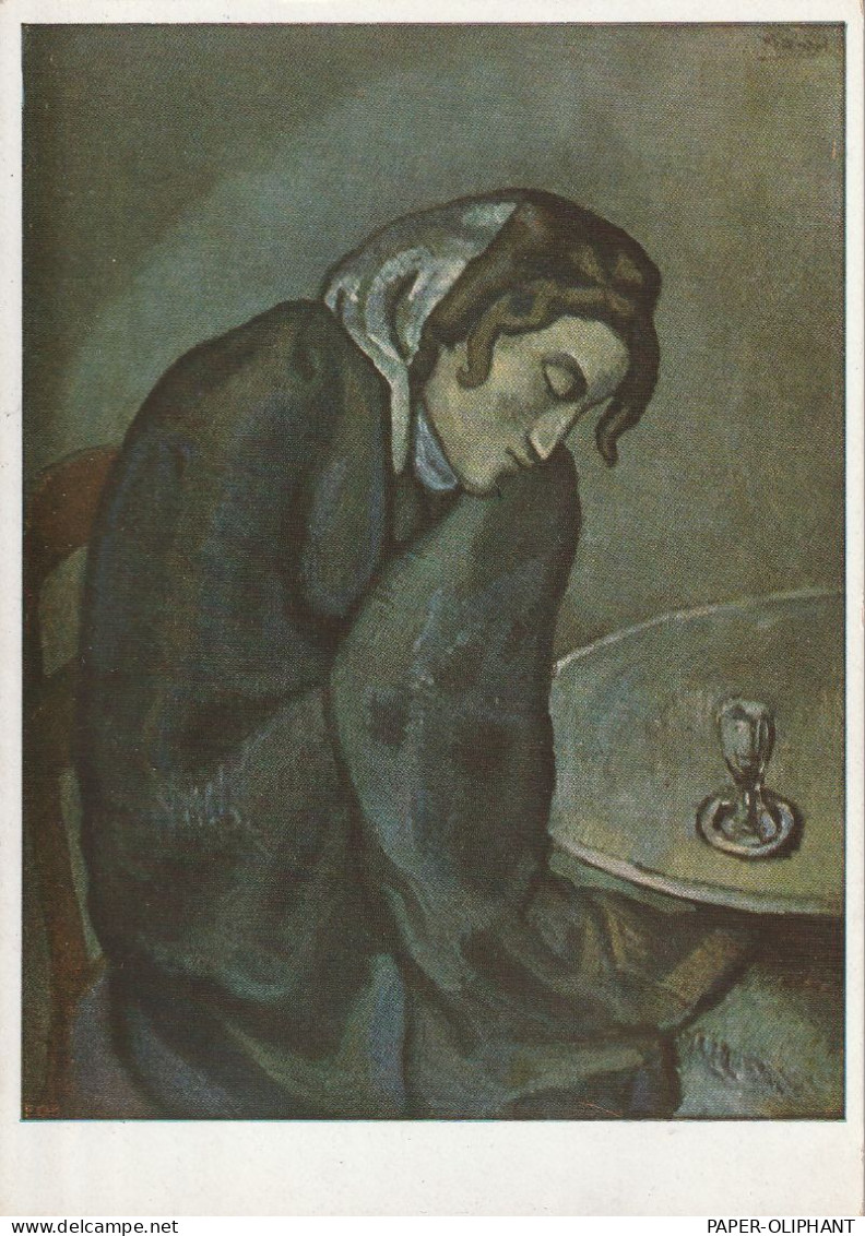 KÜNSTLER - ARTIST - PABLO PICASSO, "Absinthtrinkerin" - Picasso