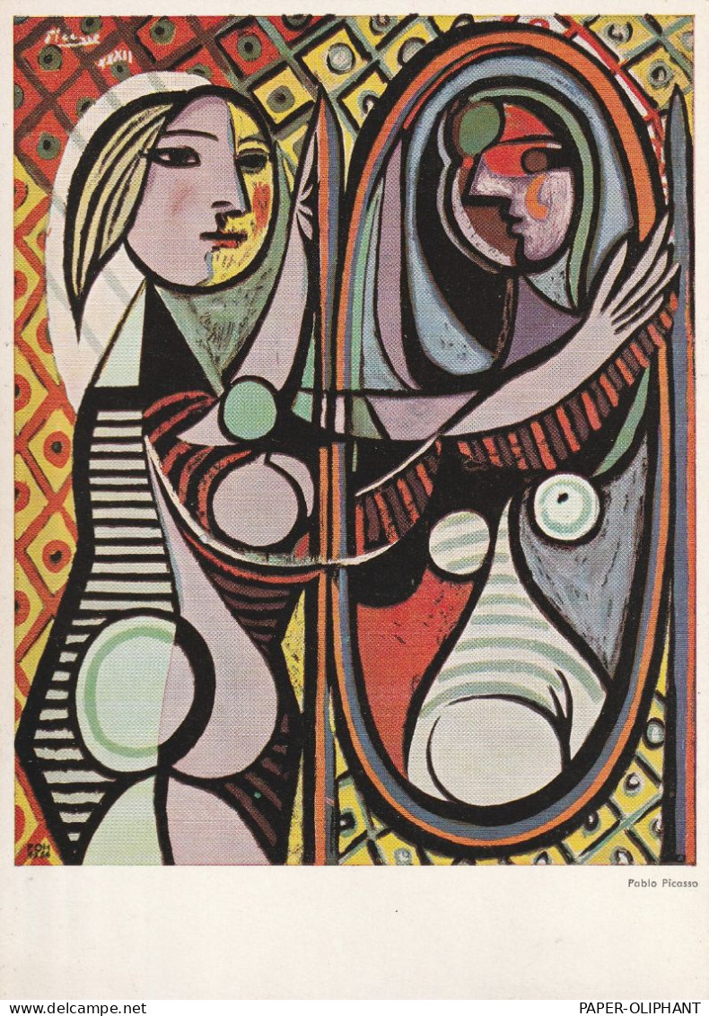 KÜNSTLER - ARTIST - PABLO PICASSO, "Frau Vor Dem Spiegel" - Picasso