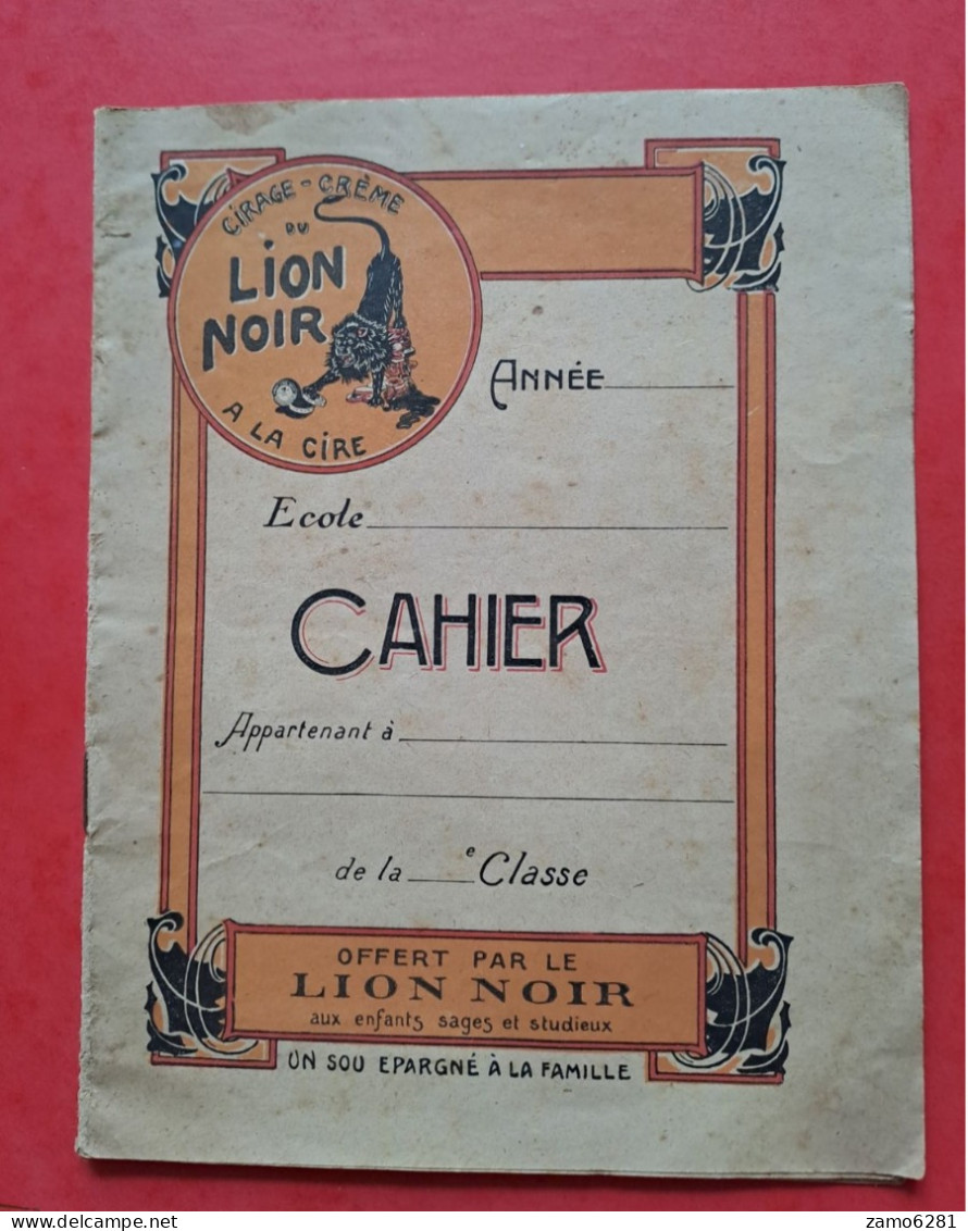 Cahier Cirage-crème Du Lion Noir à La Cire - C