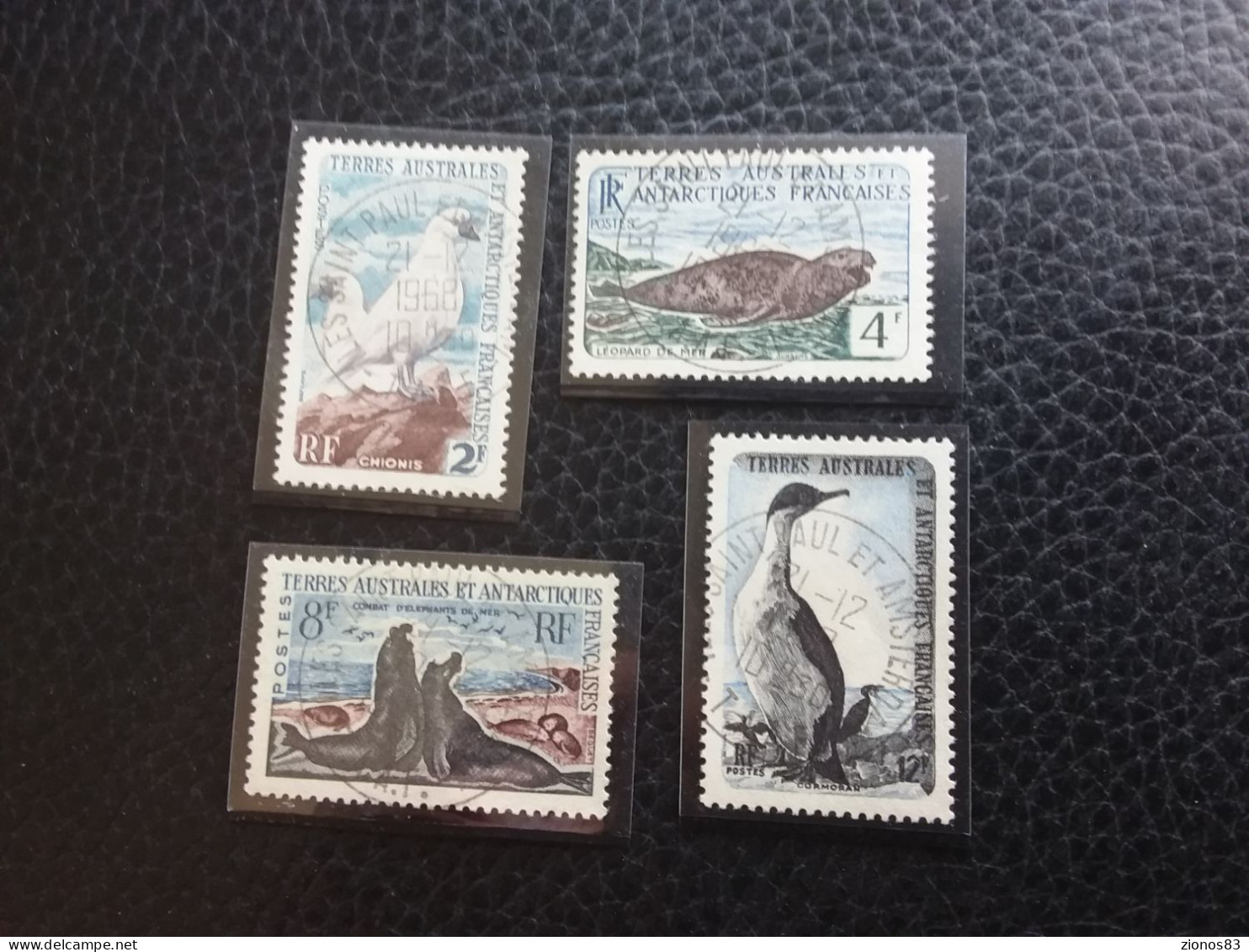 TAAF N°13A,13B,13C ET 14 OBLITERATIONS SUPERBES ET IDENTIQUES - Used Stamps