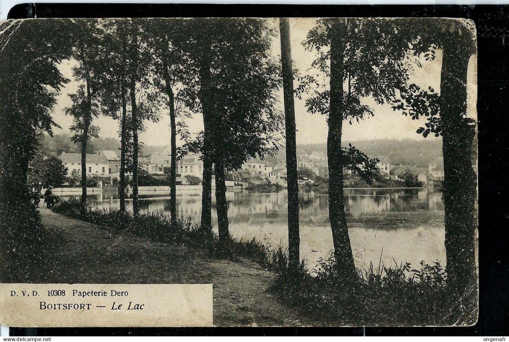 Carte écrite : 07/03/1908 : Le Lac - Watermaal-Bosvoorde - Watermael-Boitsfort