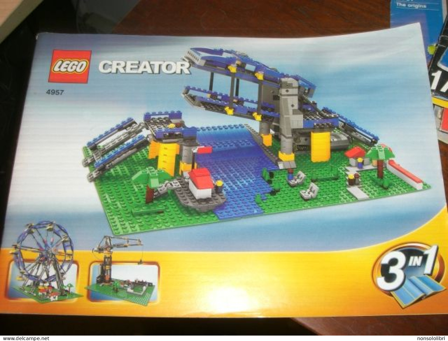 3 LIBRETTI LEGO CREATOR 4957 - Zonder Classificatie