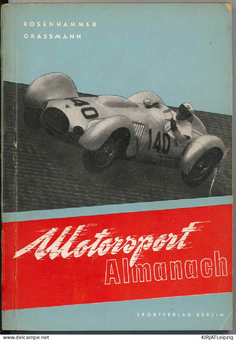 Motorsport Almanach 1953 - Libros Antiguos Y De Colección