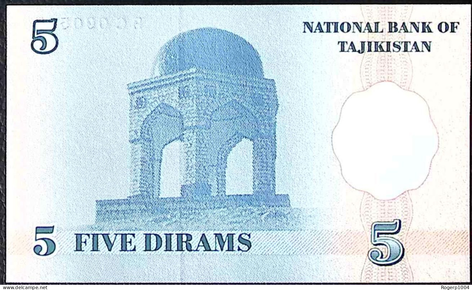 TADJIKISTAN * 5 Diram * Date 1999 * Etat/Grade NEUF/UNC *  - Tadschikistan