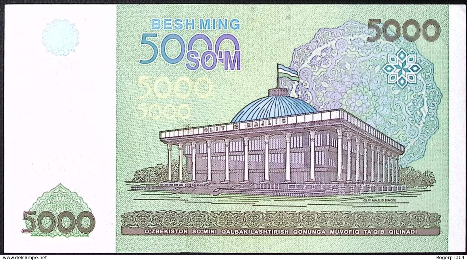 OUZBEKISTAN * 5.000 SUM * Date 2013 * Etat/Grade NEUF/UNC *  - Ouzbékistan