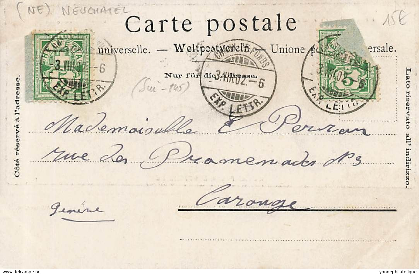 TOP - SUISSE - NE - NEUCHATEL - FLEURIER - Tir Cantonal Neufchatelois 1902 -  (Sui-145) - Fleurier