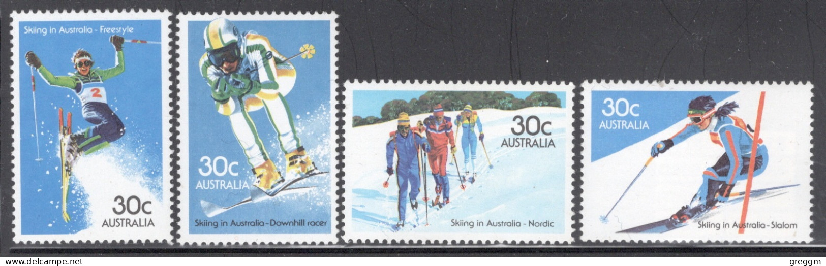 Australia 1984 Set Of Stamps To Celebrate  Skiing In Australia In Unmounted Mint - Ungebraucht