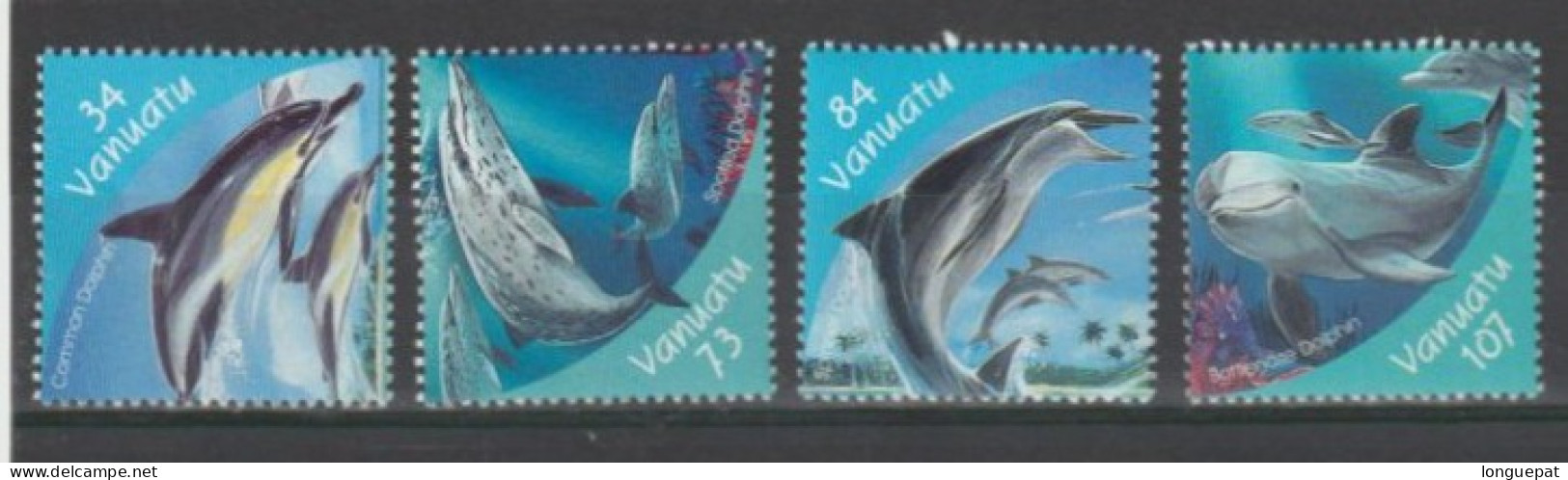 VANUATU - Faune Marine - Dauphins : Dauphin Commun, Dauphin Tacheré,  Etc - Cétacés - Mammifères - - Delfines