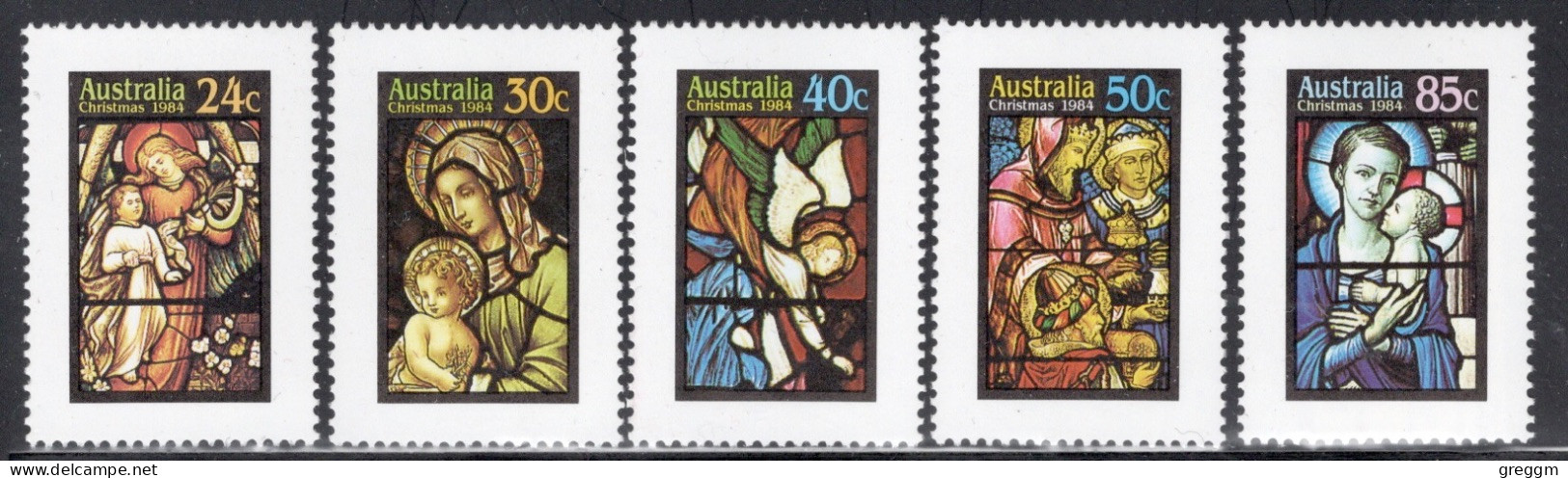 Australia 1984 Set Of Stamps To Celebrate Christmas - Stained Glass Windows From Australian Churches In Unmounted Mint - Neufs