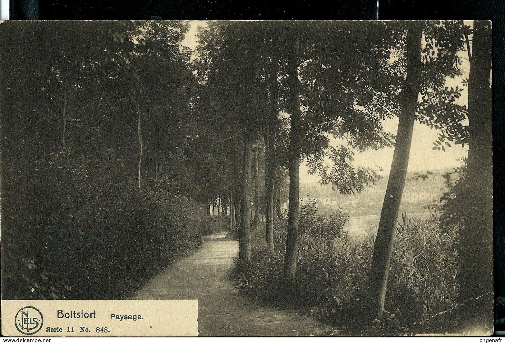 Carte écrite : 16/09/1907 : Paysage - Watermaal-Bosvoorde - Watermael-Boitsfort