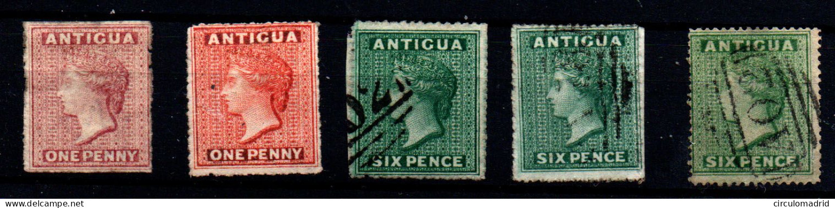 Antigua Nº 2, 2ª, 3/3ª. Año 1863/67 - 1858-1960 Colonia Britannica