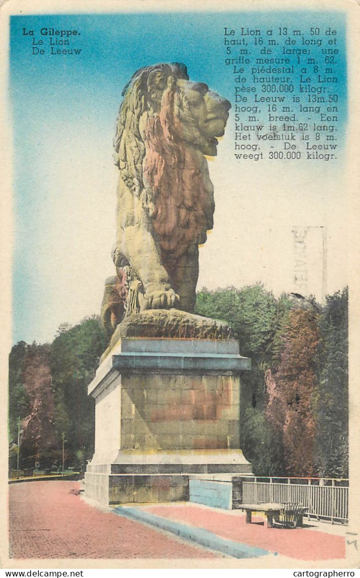 Belgium  Gileppe (Dam) Lion - Gileppe (Dam)