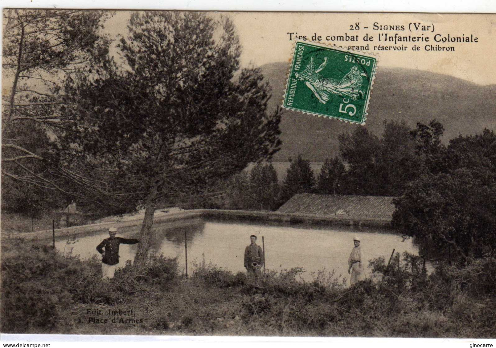 Signes Tirs De Combat De L'infanterie Coloniale à Chibron - Signes