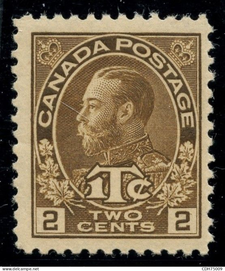 CANADA - YVERT 106a  2 CENTS ITC PLANCHE 1 ** - Unused Stamps