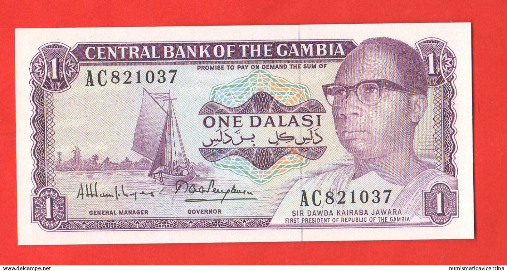 Gambia 1 Dalasi 1971 - 1987 - Gambia