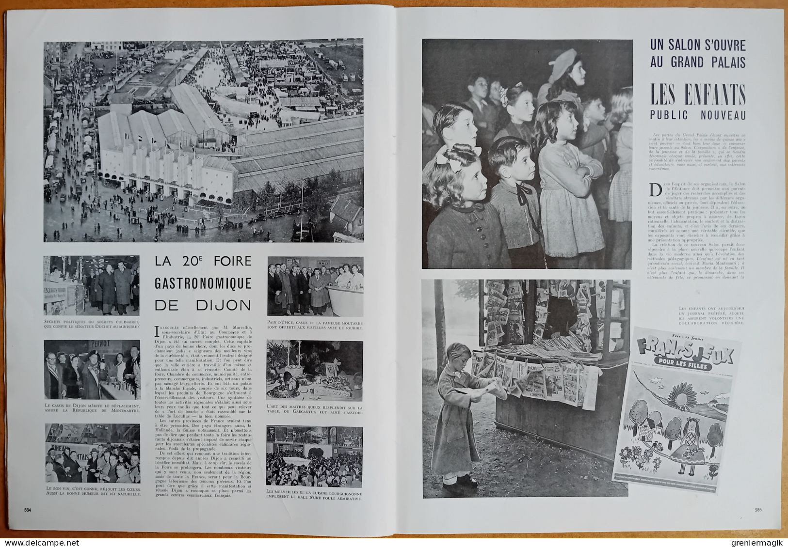 France Illustration N°215 26/11/1949 Avion de transport à réaction/Congrès Radical/Jean d'Estrées/Salon de l'enfance