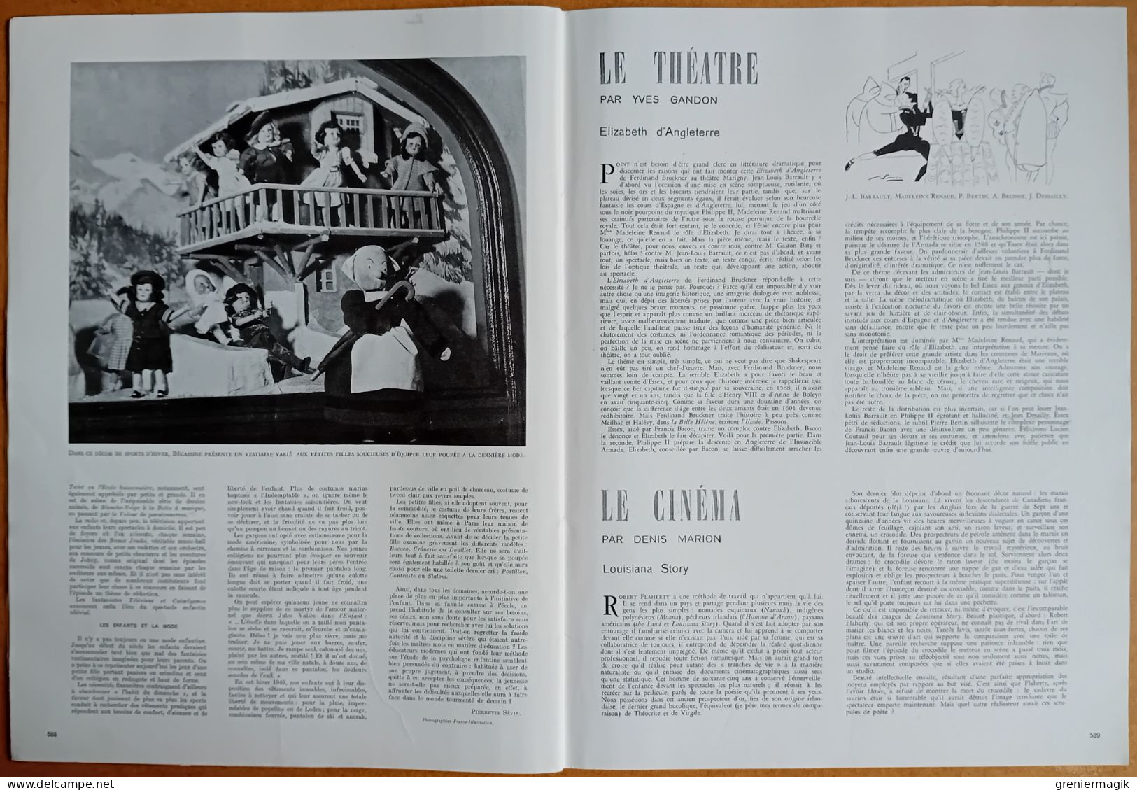 France Illustration N°215 26/11/1949 Avion de transport à réaction/Congrès Radical/Jean d'Estrées/Salon de l'enfance