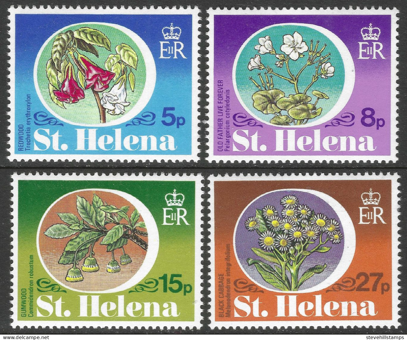 St Helena. 1981 Endemic Plants. MH Complete Set. SG 369-372 - Saint Helena Island