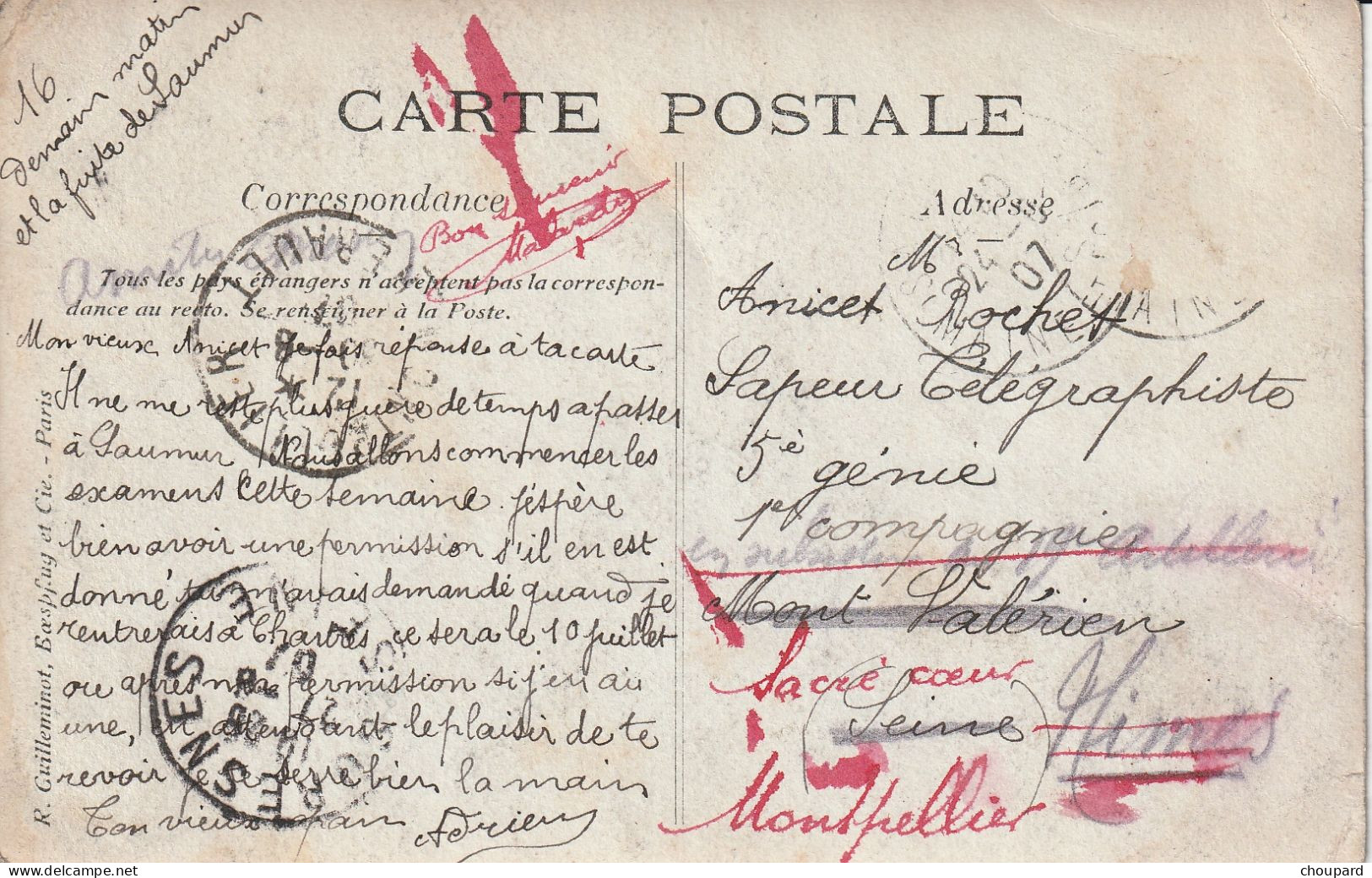 Carte Postale Photo Ancienne De Militaires - 1914-18