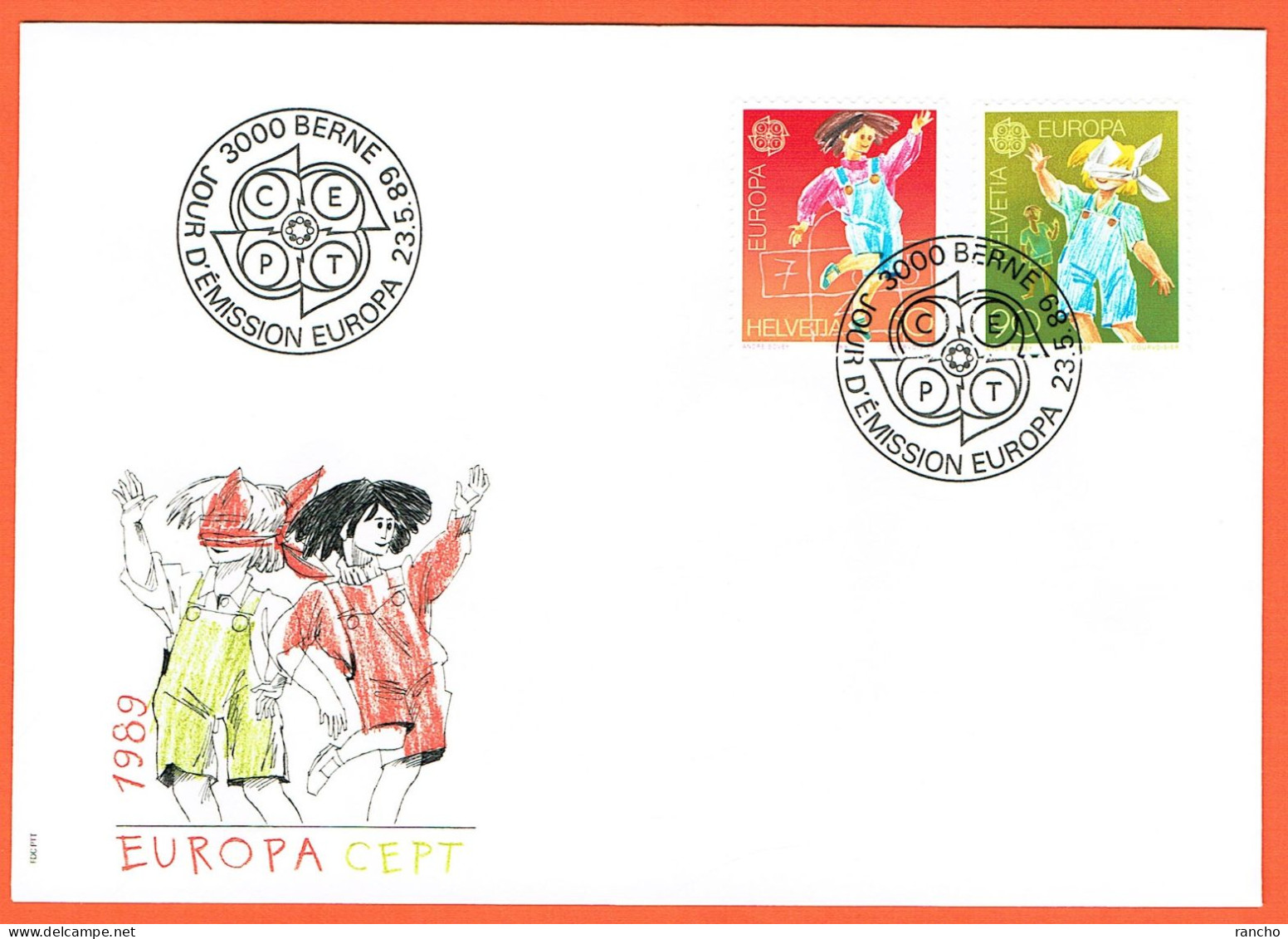 5xFDC EUROPA .COLLECTION SERIE+TIMBRES ISOLES+ BLOCS DE 4. C/.S.B.K. Nr:775/76. Y&TELLIER Nr:1323/24. MICHEL Nr:1391/92. - FDC