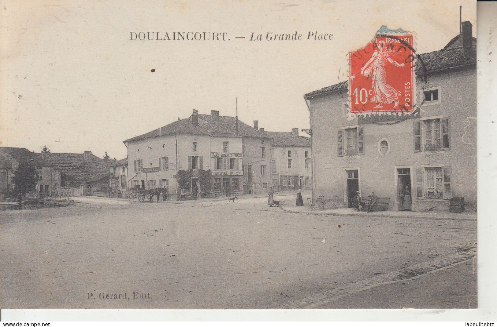 DOULAINCOURT - La Grande Place   PRIX FIXE - Doulaincourt