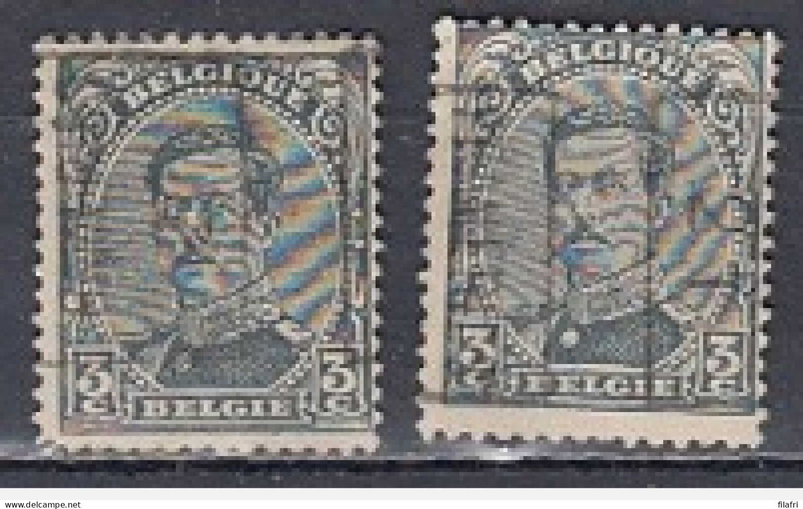 2723 Voorafstempeling Op Nr 183 - FRAMERIES 21 - Positie A & B - Roller Precancels 1920-29