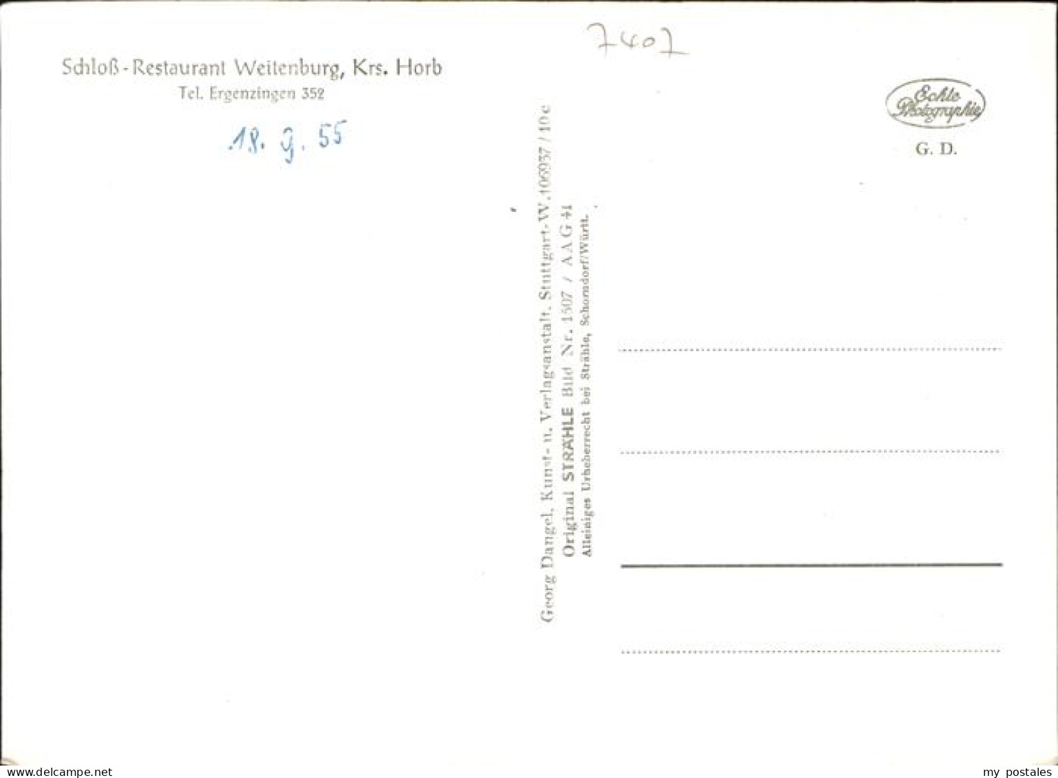 41218812 Ergenzingen Schloss Restaurant Weitenburg Fliegeraufnahme Ergenzingen - Rottenburg