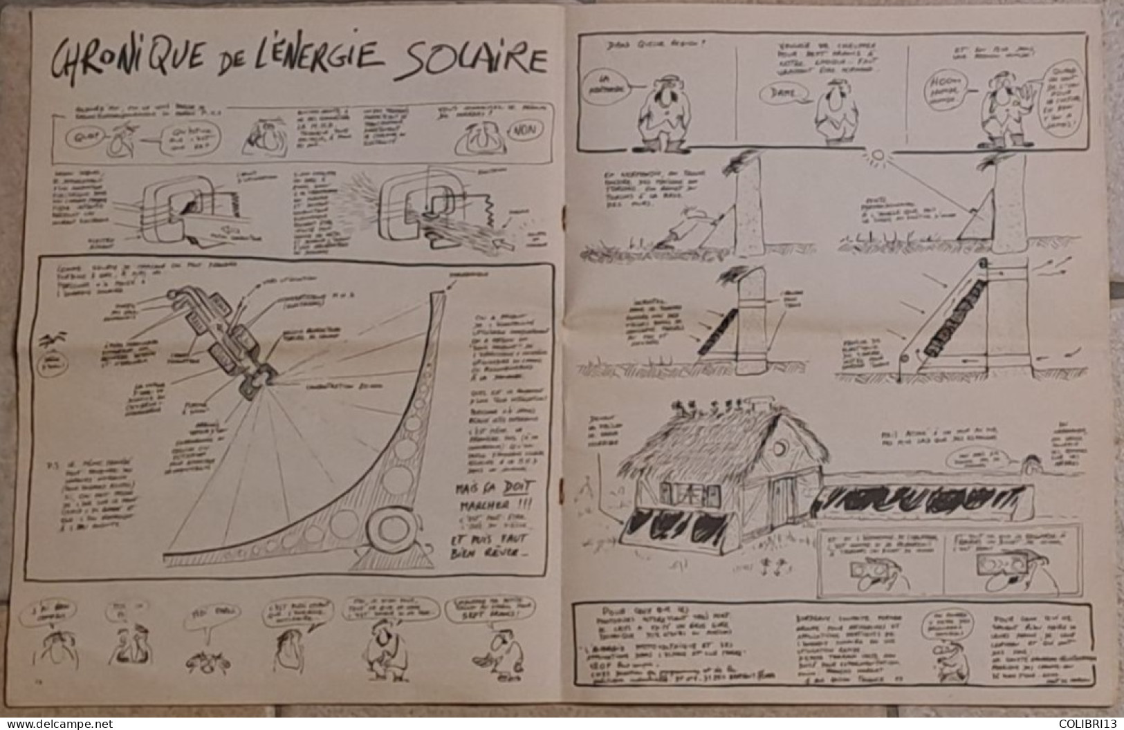 LA GUEULE OUVERTE Mensuel N°17 1974  HUGOT REISER PICHARD WOLINSKI WILLEM AZAM ANDREVON...Début D'une écologie De Combat - Humour