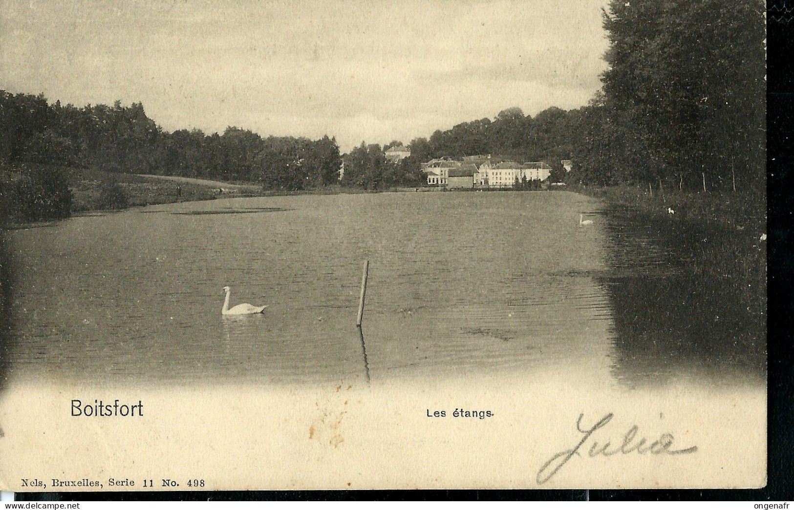 Carte Obl. 07/08/1905 : Les Etangs - Watermaal-Bosvoorde - Watermael-Boitsfort