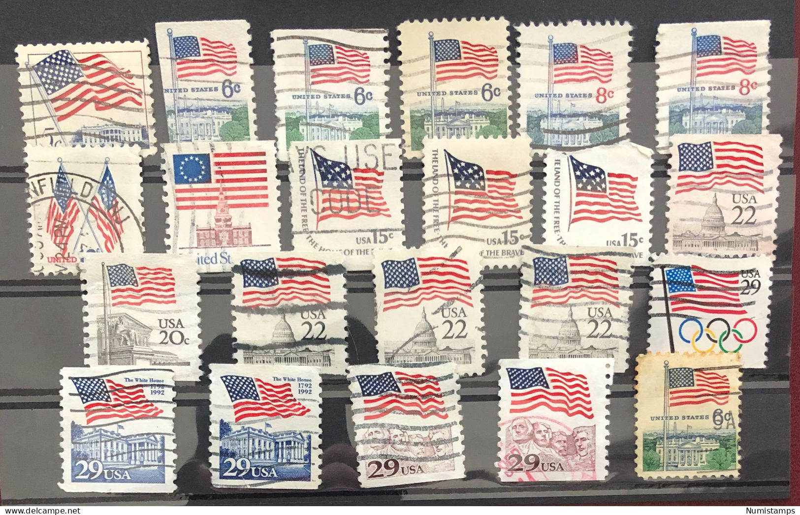 USA  - American Flag - 80s-90s - Collections