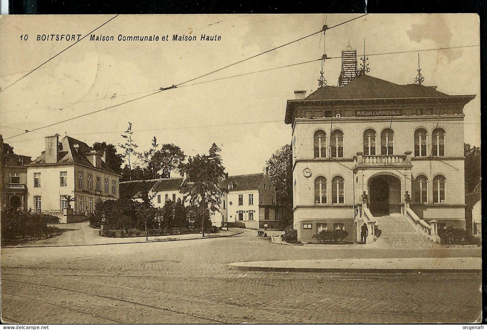 Carte Obl. 24/06/1914 : Maison Communale Et Maison Haute - Watermaal-Bosvoorde - Watermael-Boitsfort