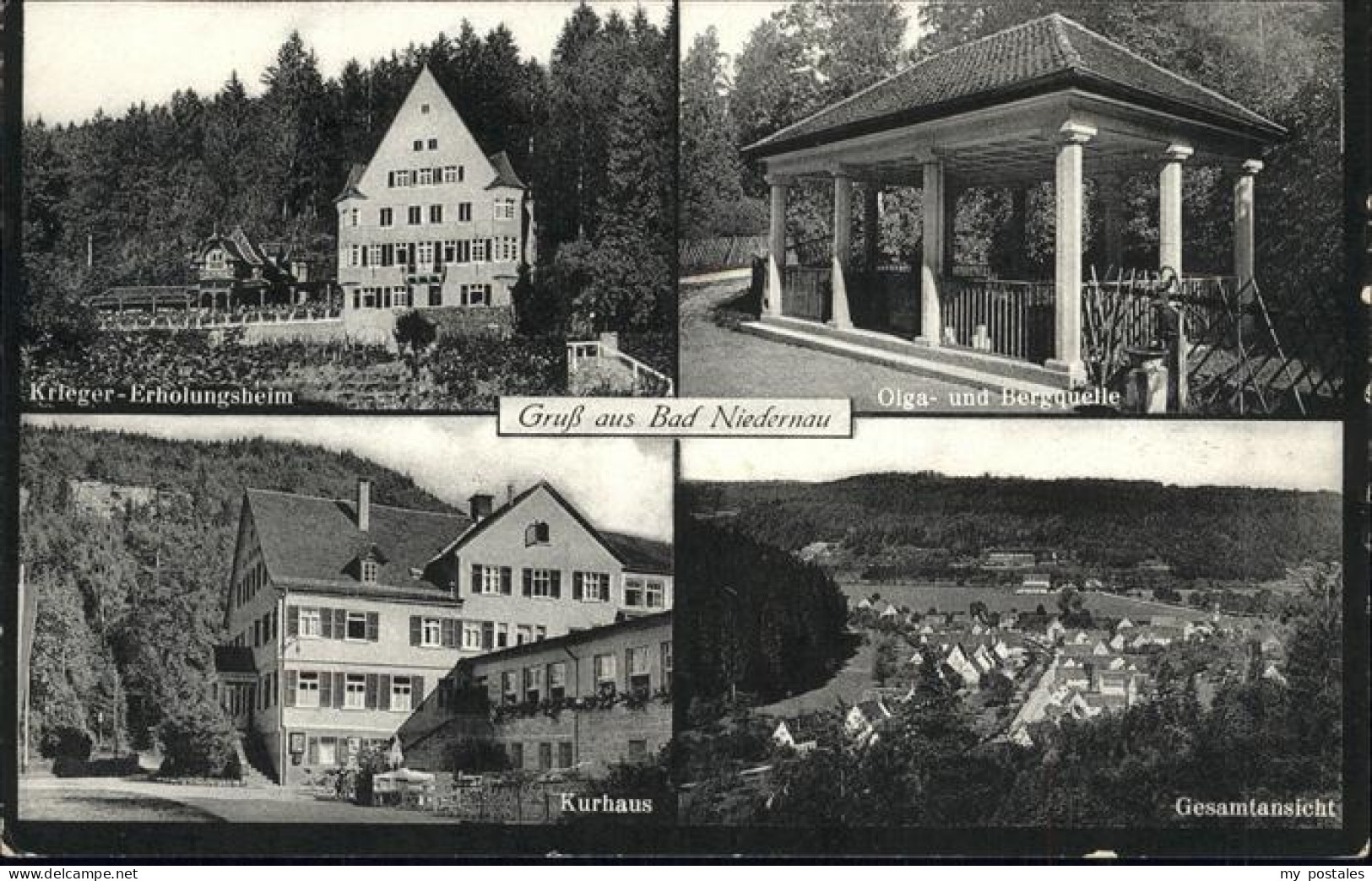 41218721 Bad Niedernau Bergquelle Kurhaus Krieger Erholungsheim Bad Niedernau - Rottenburg