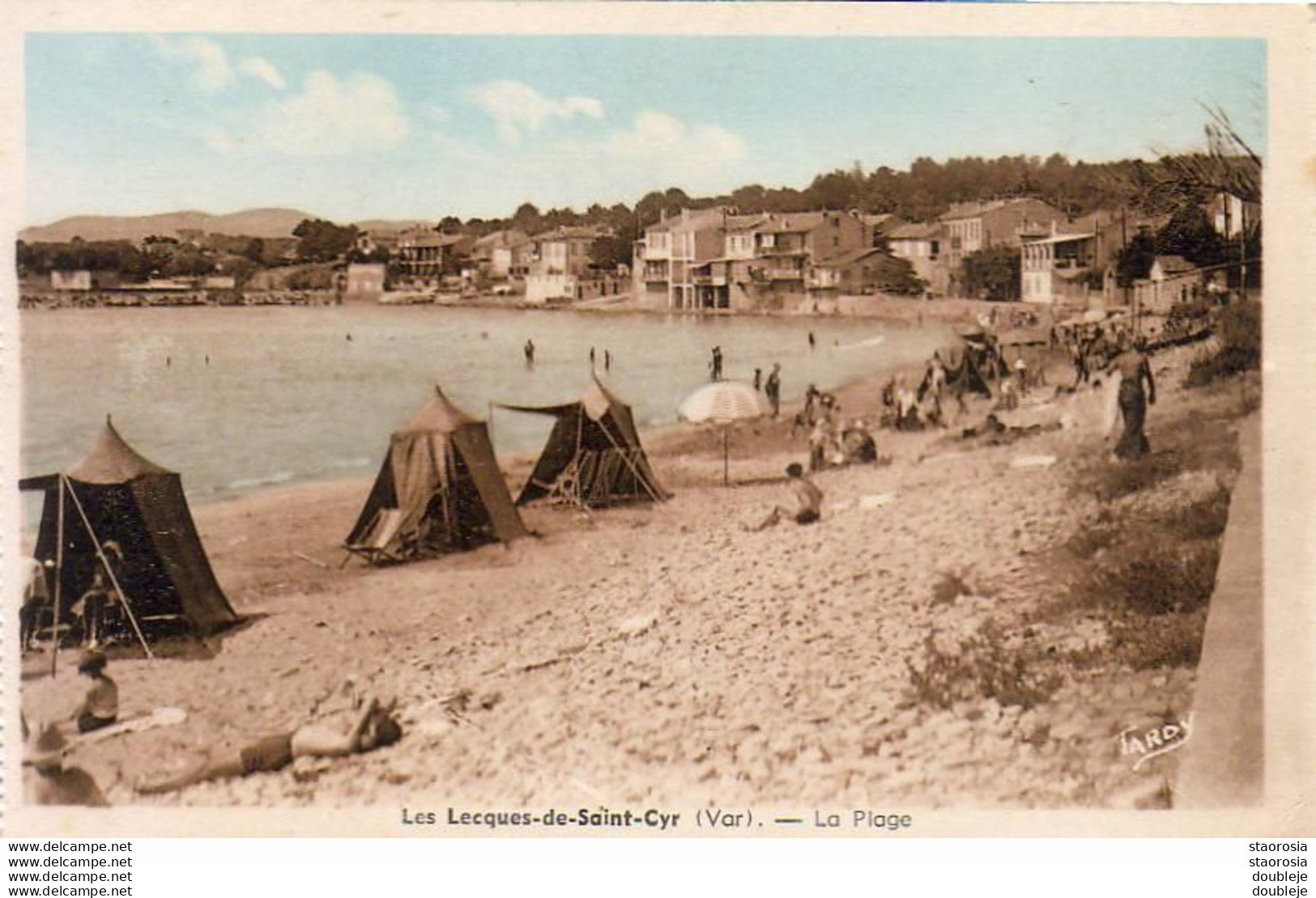 D83  LES LECQUES DE SAINT CYR  La Plage - Les Lecques