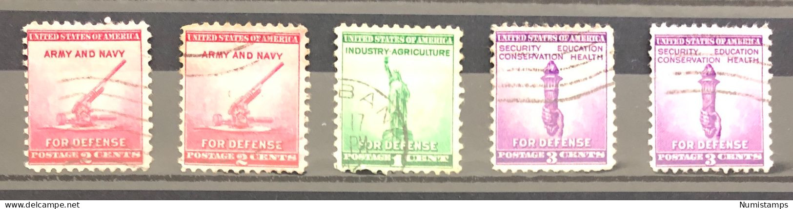 USA  - National Defense Issue (Series) 1940 - Usados