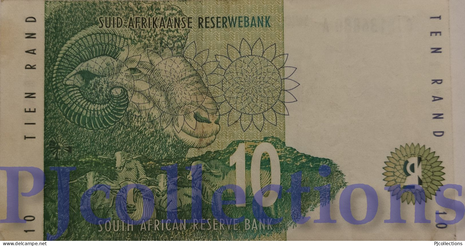 SOUTH AFRICA 10 RAND 1993 PICK 123a VF - Afrique Du Sud