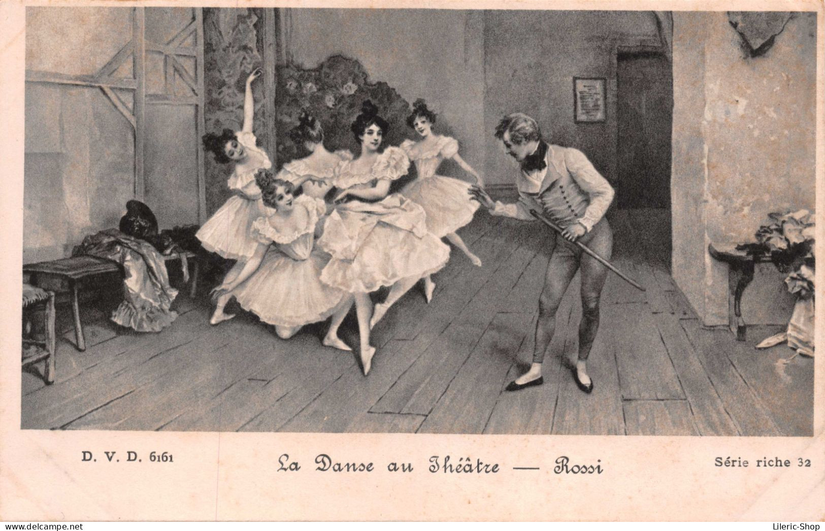 "La Danse Au Théâtre" - Rossi - D.V.D. 6161 - Série Riche 32 CPR - Peintures & Tableaux