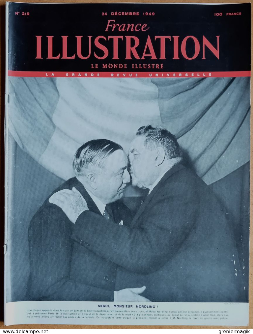 France Illustration N°219 24/12/1949 Pétrole Irak Bagdad/Fresques D'Avon/Chapelle De Matisse/Bordeaux/Turin/Mode - Allgemeine Literatur